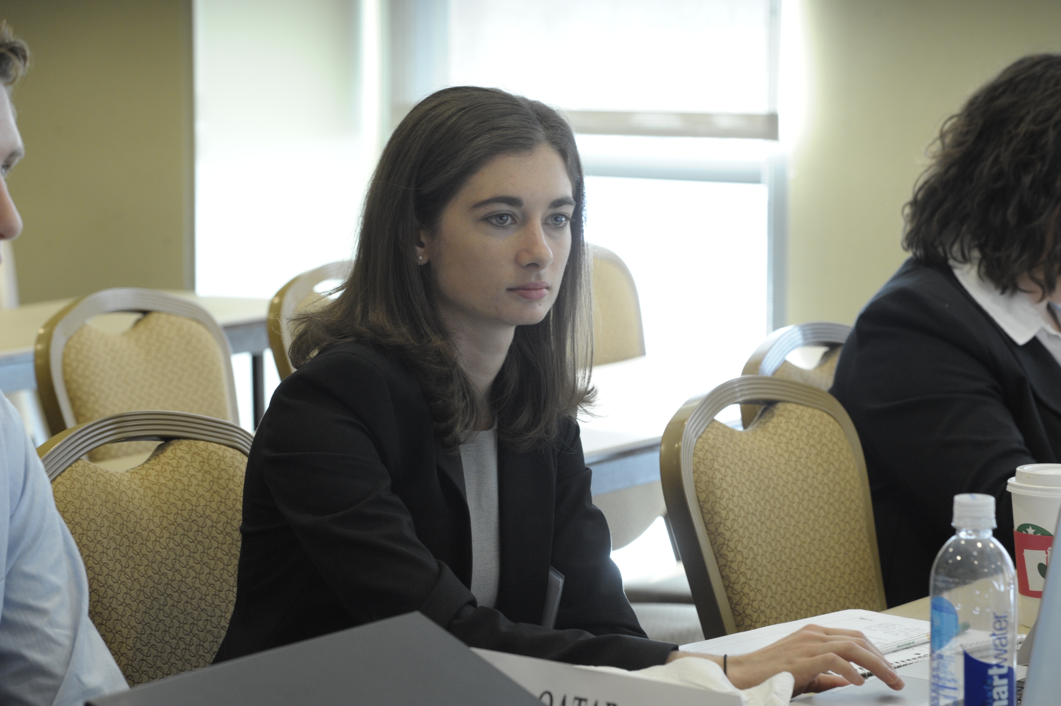 Shelby Grosvenor during the 2017 Model Arab League
